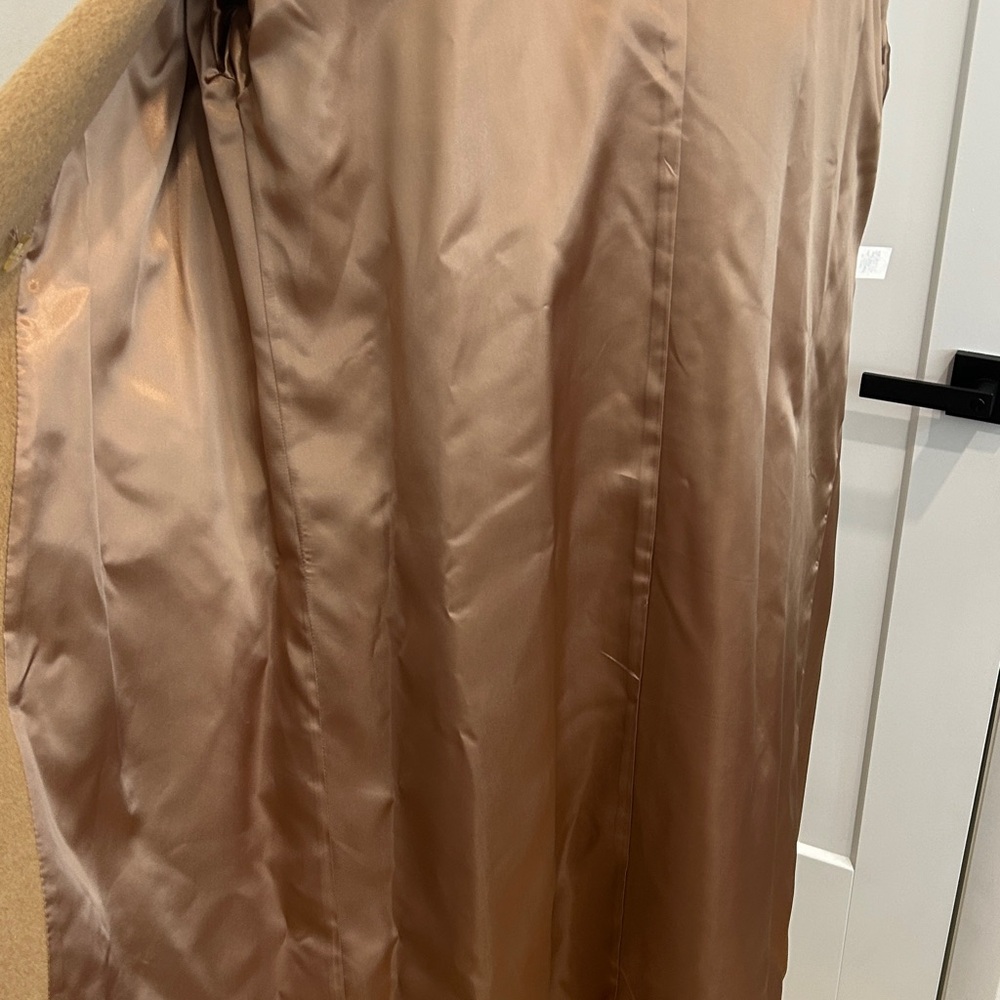 Vintage 1980s Albert Nipon ๐ฏ% Camel Hair Coat |Size 14P - Picture 13 of 16